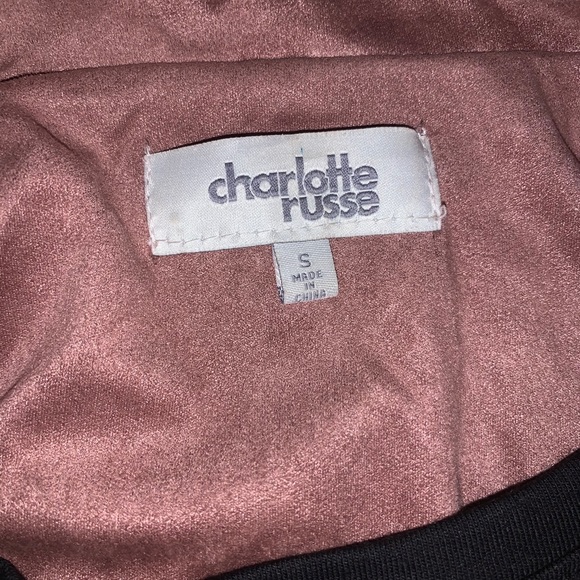 Suede Muted Purple Cropped Jacket - Picture 3 of 3